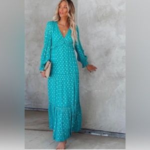 VICI | Odessa Metallic Detailed Maxi Dress LAST PRICE DROP